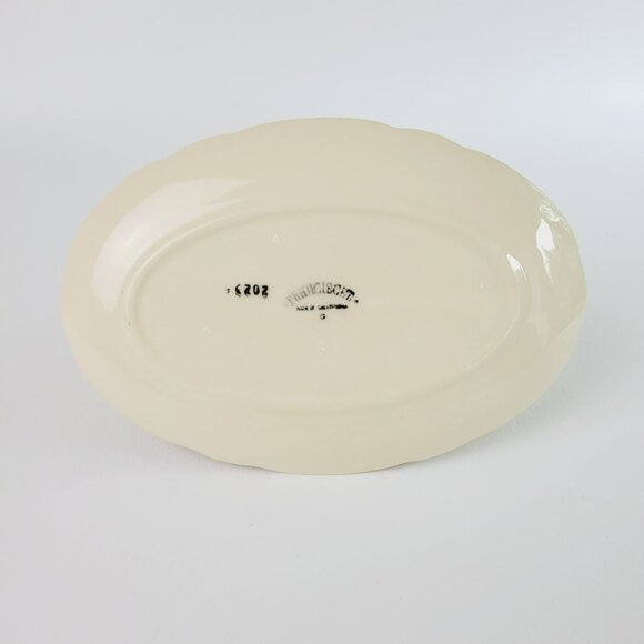 Franciscan Desert Rose Gravy Boat & Plate Pink Floral Hand Painted c.1949-53 USA - Picture 6 of 10